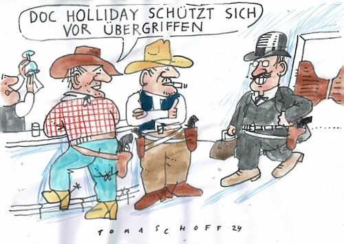 Cartoon: Doc (medium) by Jan Tomaschoff tagged gesundheit,arzt,gewalt,übergriffe,gesundheit,arzt,gewalt,übergriffe