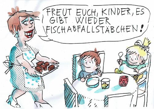 Cartoon: Fischstäbchen (medium) by Jan Tomaschoff tagged ernäherung,diät,gesundheit,ernäherung,diät,gesundheit