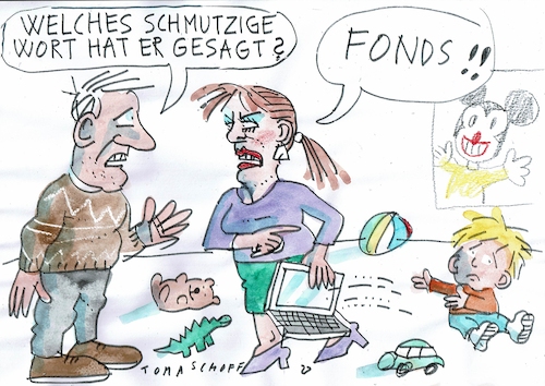 Cartoon: Fonds (medium) by Jan Tomaschoff tagged haushalt,finanzen,ampel,fonds,haushalt,finanzen,ampel,fonds