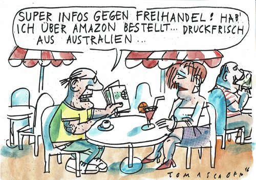 Cartoon: Freihandel (medium) by Jan Tomaschoff tagged ceta,ttip,ttip,ceta