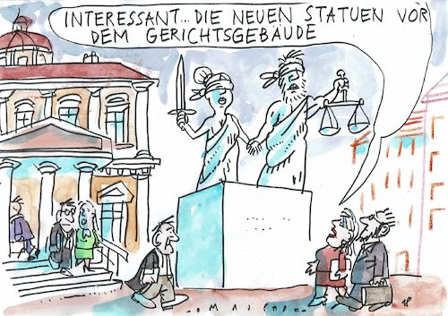 Cartoon: Gender zwei (medium) by Jan Tomaschoff tagged gender,sprache,justiz,gender,sprache,justiz