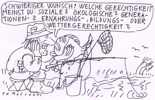 Cartoon: Gerechtigkeit (medium) by Jan Tomaschoff tagged gerechtigkeit