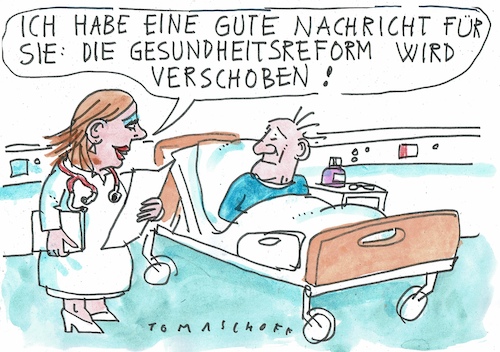 Cartoon: Gesundheitsreform (medium) by Jan Tomaschoff tagged gesundheit,geld,sparen,gesundheit,geld,sparen