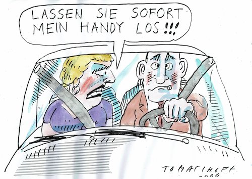 Cartoon: Handy (medium) by Jan Tomaschoff tagged nähe,beziehung,handy,nähe,beziehung,handy