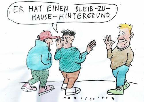 Cartoon: Hintergrund (medium) by Jan Tomaschoff tagged migration,toleranz,vielfalt,migration,toleranz,vielfalt