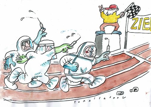 Cartoon: Impfstoff (medium) by Jan Tomaschoff tagged crona,impfstoff,crona,impfstoff