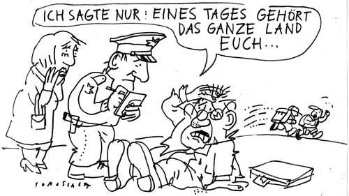 Cartoon: Jugendgewalt (medium) by Jan Tomaschoff tagged jugendgewalt,straftäter