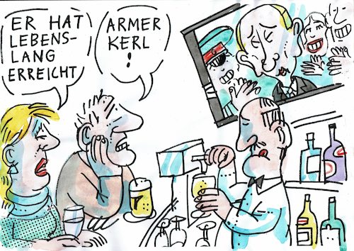 Cartoon: lebenslänglich (medium) by Jan Tomaschoff tagged putin,demokratie,russland,putin,demokratie,russland