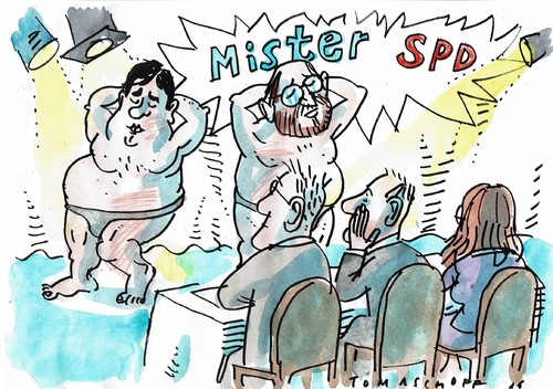 Cartoon: Mister SPD (medium) by Jan Tomaschoff tagged kanzlerkandidat,gabriel,schulz,kanzlerkandidat,gabriel,schulz