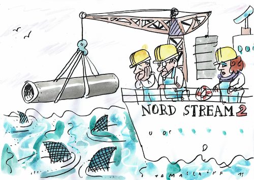 Cartoon: Nord Stream (medium) by Jan Tomaschoff tagged gas,russland,usa,ukraine,gas,russland,usa,ukraine