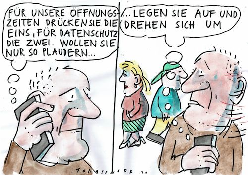 Cartoon: Plaudern (medium) by Jan Tomaschoff tagged telefon,handy,kommunikation,telefon,handy,kommunikation