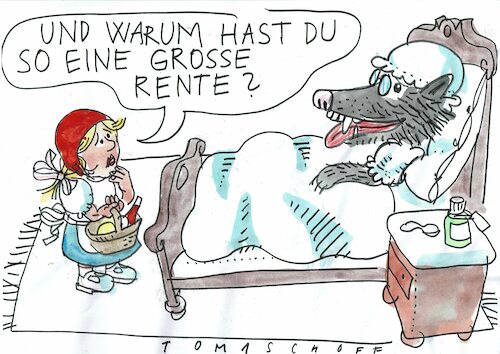 Cartoon: Rente (medium) by Jan Tomaschoff tagged renten,generationsgerechtigkeit,jugend,renten,generationsgerechtigkeit,jugend