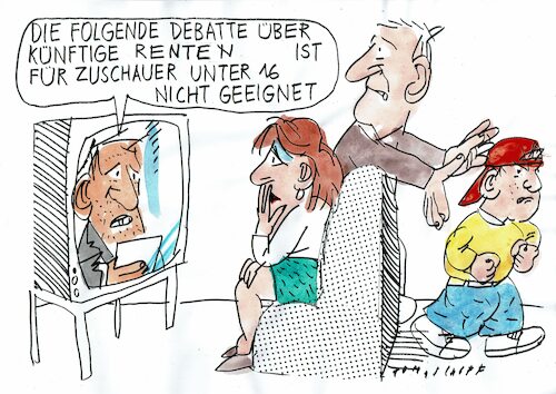 Cartoon: Renten (medium) by Jan Tomaschoff tagged generationenvertrag,generationengerechtigkeit,renten,generationenvertrag,generationengerechtigkeit,renten