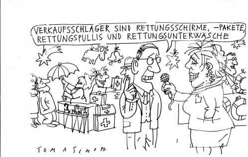 Cartoon: Rettung (medium) by Jan Tomaschoff tagged rettungspakete,milliardenpakete,finanzkrise,schutzschirm,milliardenbürgschaften,bankenkrise,wirtschaftskrise,rezession,banker