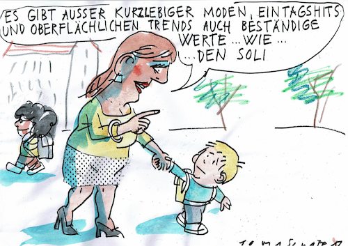 Cartoon: Soli (medium) by Jan Tomaschoff tagged steuern,abgaben,steuern,abgaben