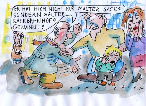 Cartoon: Stuttgart 21 (medium) by Jan Tomaschoff tagged stuttgart,21,stuttgart 21,stuttgart,21