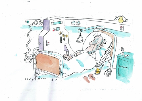 Cartoon: Trost (medium) by Jan Tomaschoff tagged fachkröfte,gesundheit,trost,zuwendung,fachkröfte,gesundheit,trost,zuwendung