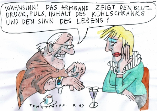 Cartoon: Verstand (medium) by Jan Tomaschoff tagged ki,mensch,maschine,ki,mensch,maschine
