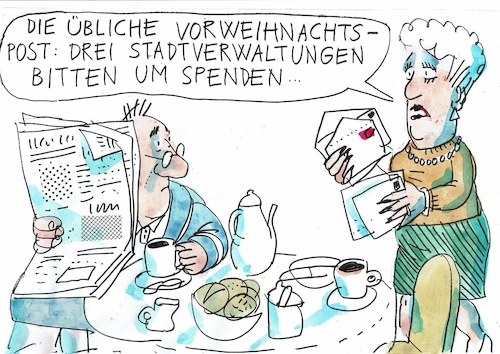 Cartoon: weihnacht22 (medium) by Jan Tomaschoff tagged weihnachten,konsum,stress,weihnachten,konsum,stress
