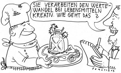 Cartoon: Wertewandel (medium) by Jan Tomaschoff tagged wertewandel
