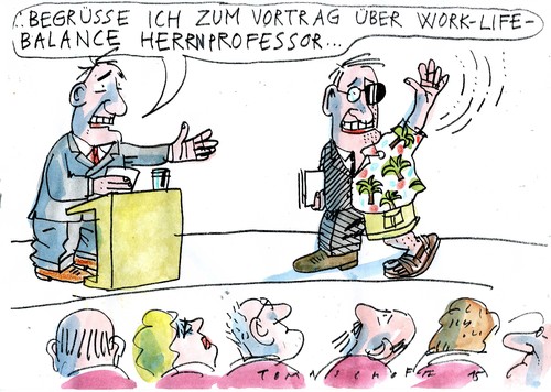 Cartoon: Work life balance 2 (medium) by Jan Tomaschoff tagged arbeit,freizeit,stress,arbeit,freizeit,stress