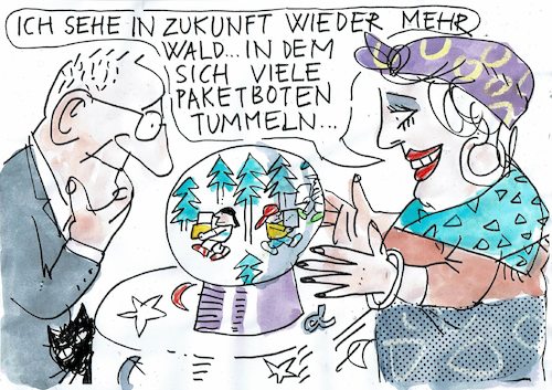 Cartoon: Zukunft (medium) by Jan Tomaschoff tagged umwelt,romantik,bequemlichkeit,umwelt,romantik,bequemlichkeit