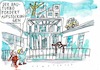 Cartoon: Bauturbo (small) by Jan Tomaschoff tagged wohnungsnot,bauturbo,kanzleramt