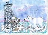 Cartoon: bedrohte Arten (small) by Jan Tomaschoff tagged klima,erwärmung,kohle