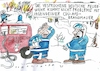 Cartoon: Brand (small) by Jan Tomaschoff tagged waldbrand,griechenland,cdu,afd
