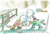 Cartoon: Bürokratie (small) by Jan Tomaschoff tagged bürokratie,abbau,verwaltung