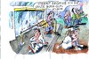 Cartoon: burn out (small) by Jan Tomaschoff tagged burnout,klinik,krankenhaus,ärzte,arzt,gesundheit,stress,job,arbeit