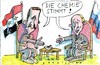 Cartoon: Chemie in Syrien (small) by Jan Tomaschoff tagged syrien,krieg,chemische,waffen