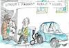 Cartoon: E Auto (small) by Jan Tomaschoff tagged batterie,seltene,metalle