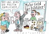 Cartoon: ehrlich (small) by Jan Tomaschoff tagged politiker,geld,ehrlichkeit,habsucht