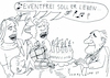 Cartoon: eventfrei (small) by Jan Tomaschoff tagged onkologie,überlebenszeit,event