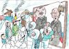 Cartoon: Flüchtlinge (small) by Jan Tomaschoff tagged syrien,türkei,russland,flucht
