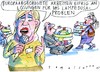Cartoon: Flüchtlinsproblem (small) by Jan Tomaschoff tagged immigration,flüchtlinge