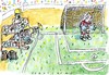 Cartoon: Fußballweltmeisterschaft (small) by Jan Tomaschoff tagged fußball,weltmeisterschaft,arbeitsbedingungen