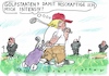 Cartoon: Golf (small) by Jan Tomaschoff tagged trump,golf,nahost