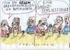 Cartoon: Grenzkontrolle (small) by Jan Tomaschoff tagged stammtisch,grenzen