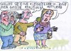 Cartoon: Große Koalition? (small) by Jan Tomaschoff tagged große,koalition,wahlen