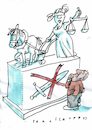 Cartoon: Justiz (small) by Jan Tomaschoff tagged justiz,strafe,gerechtigkeit