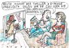 Cartoon: K-Frage (small) by Jan Tomaschoff tagged kanzklerkandidat,wahlen