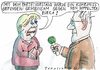 Cartoon: Kompromiss (small) by Jan Tomaschoff tagged cdu,merkal,burka,doppelpass