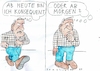 Cartoon: konsequent (small) by Jan Tomaschoff tagged vorsätze,konsequenz