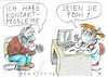 Cartoon: Kontaktprobleme (small) by Jan Tomaschoff tagged viren,epidemie,korona