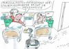 Cartoon: Krankenhaus (small) by Jan Tomaschoff tagged gesubdheit,pflege,peronalmangel