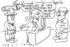 Cartoon: Kreditklemme (small) by Jan Tomaschoff tagged banken,kreditvergabe,kreditsperre,mittelstand,unternehmen