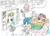 Cartoon: langweilig (small) by Jan Tomaschoff tagged trump,show