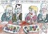 Cartoon: Macarons (small) by Jan Tomaschoff tagged koalition,merkel,macron